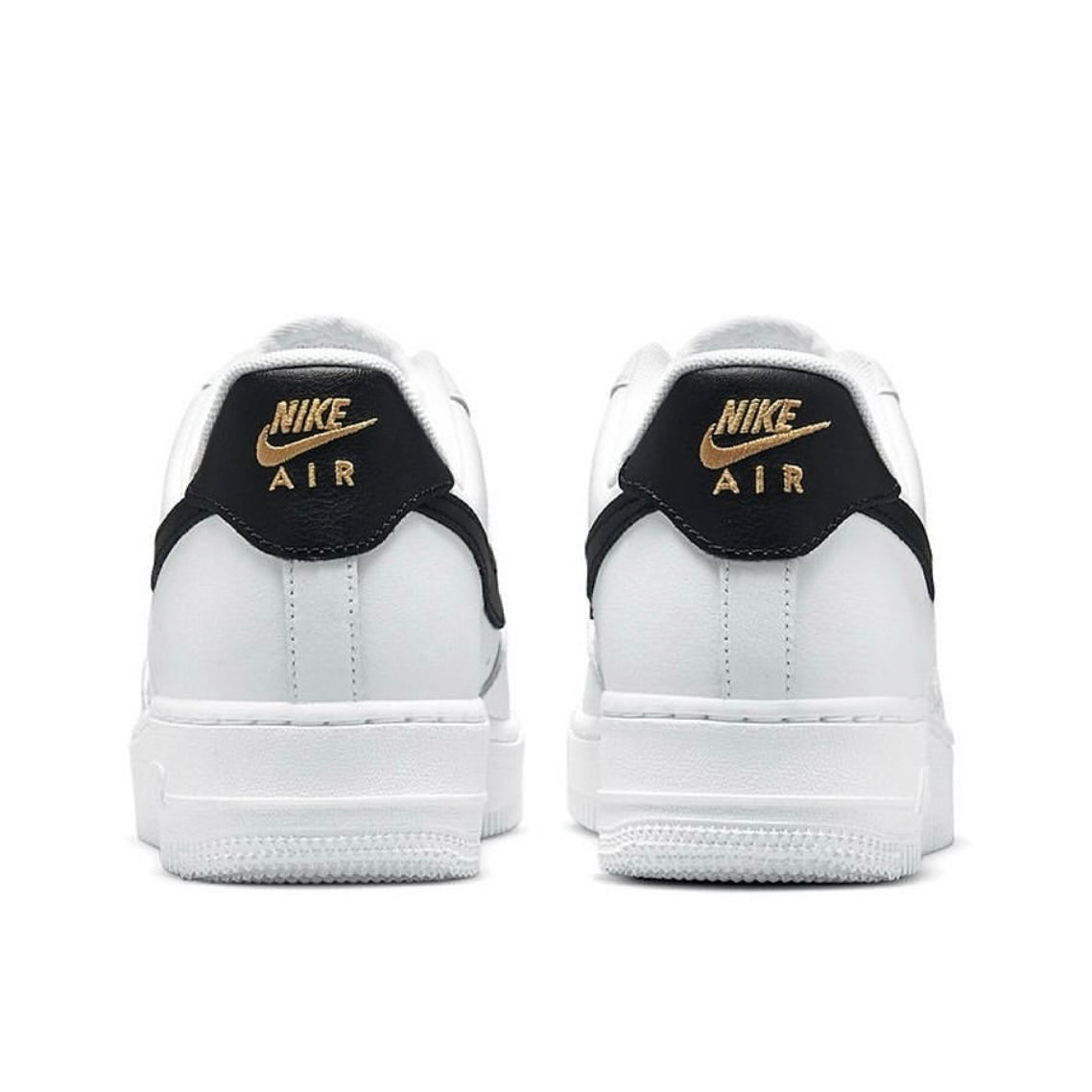 Nike Air Force 1 Low Essential "White/Black/Gold" sneakers